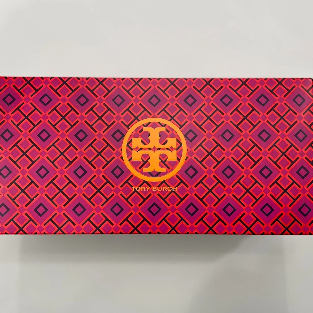 Tory Burch Leather Color Block Espadrille Flats - Picture 14 of 14
